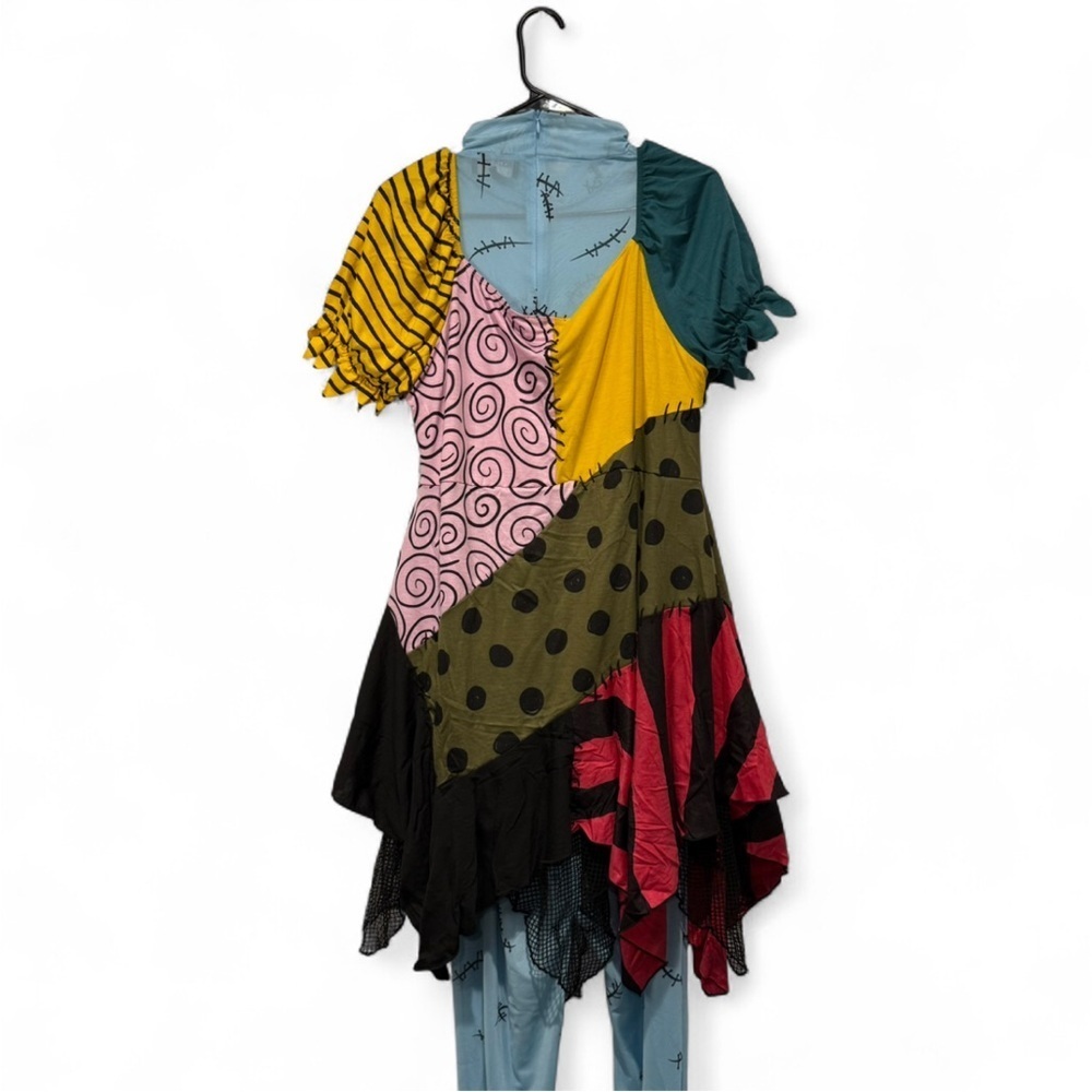 Dolls Kill Nightmare Before Christmas Sally Halloween Costume, Plus Size 3X NEW - Picture 4 of 12